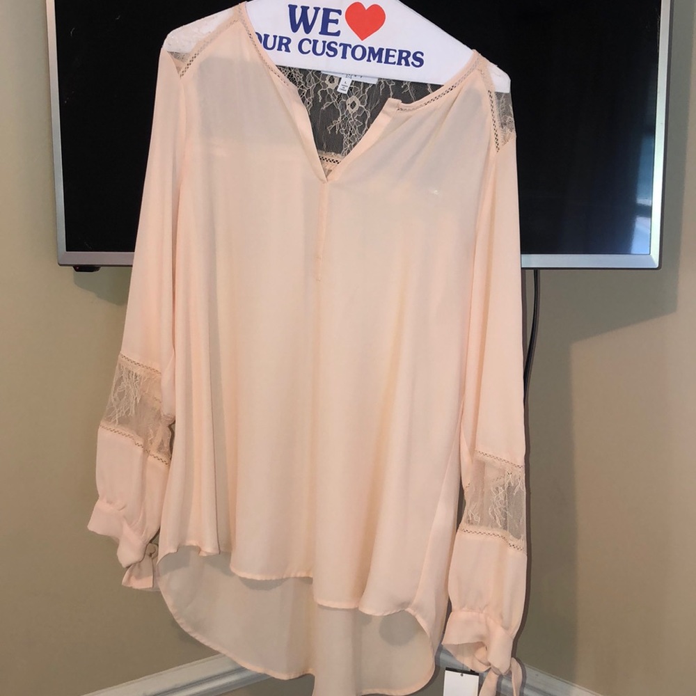 Blush pink top